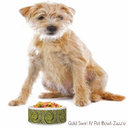 Gold Swirl IV Voerbakje