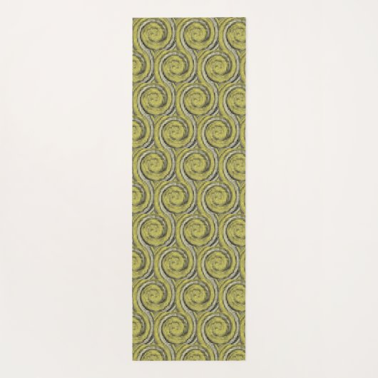 Gold Swirl IV Yogamat (Achterkant)