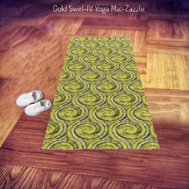 Gold Swirl IV Yogamat