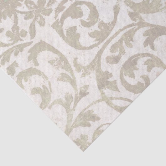 Gold Swirl ontkoppeling noodlijdend Tissuepapier (Detail)