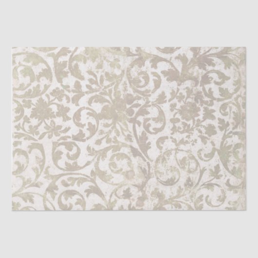 Gold Swirl ontkoppeling noodlijdend Tissuepapier (Voorkant)