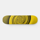 Gold Swirl Persoonlijk Skateboard (Horizontaal)