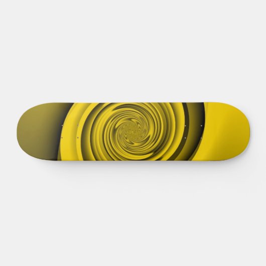 Gold Swirl Persoonlijk Skateboard (Horizontaal)