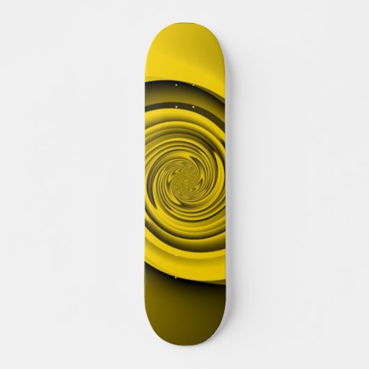 Gold Swirl Persoonlijk Skateboard (Voorkant)