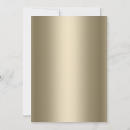 Gold Swirl Snowflake & Cross Girl Baptism Invite Kaart (Achterkant)