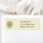 Gold Swirl Tree Labels (Insitu)