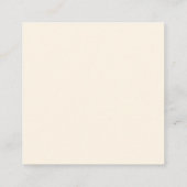 Gold Swirl Wedding Favor Label | Aangepaste kleur (Achterkant)