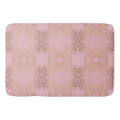 Gold Swirls Arabesque Badmat (Voorkant)