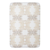 Gold Swirls Arabesque Badmat (Voorkant Verticaal)
