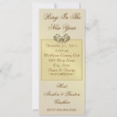 Gold Sword Masquerade Black - Uitnodiging voor nie (Achterkant)