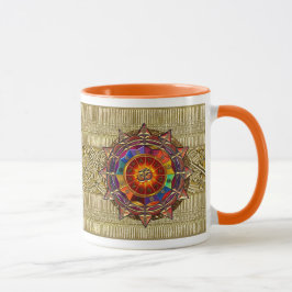 Gold Symbolic Sun Mandala Mok