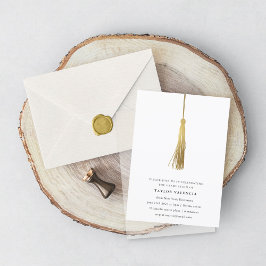 Gold Tassel Graduation Party - Foto aangepast Kaart