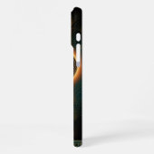 Gold Teal iPhone 16 Pro Max Case | Mystical Snake Hoesje (Linkerkant)