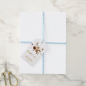 Gold Terracotta Rust Herfst Vrijgezellenfeest Favo Cadeaulabel (Met Touw)