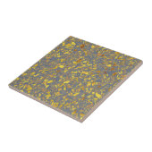 Gold Terrazzo Pattern Tegeltje (Zijkant)