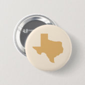 Gold Texas Souvenir Button (Voorkant /achterkant)