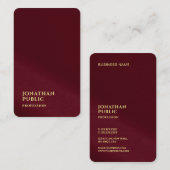 Gold Text Luxury Premium Pearl Ocean Japanese Size Visitekaartje (Voorkant / Achterkant)