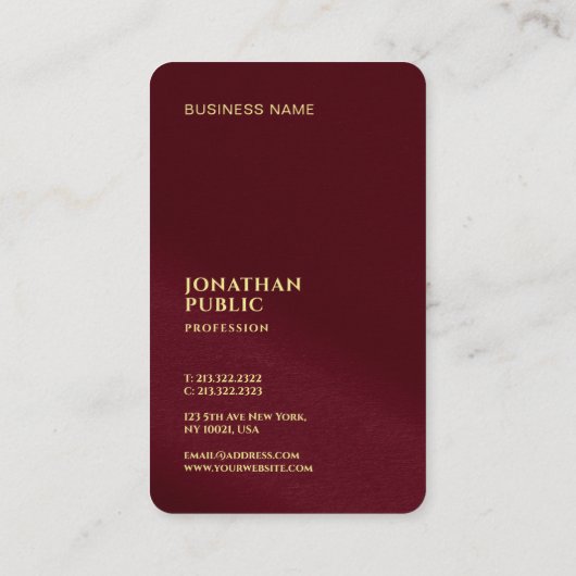 Gold Text Luxury Premium Pearl Ocean Japanese Size Visitekaartje (Achterkant)