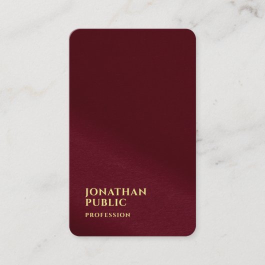 Gold Text Luxury Premium Pearl Ocean Japanese Size Visitekaartje (Voorkant)