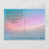 Gold Text Positive Quote ziet alles goed Briefkaart (Achterkant)