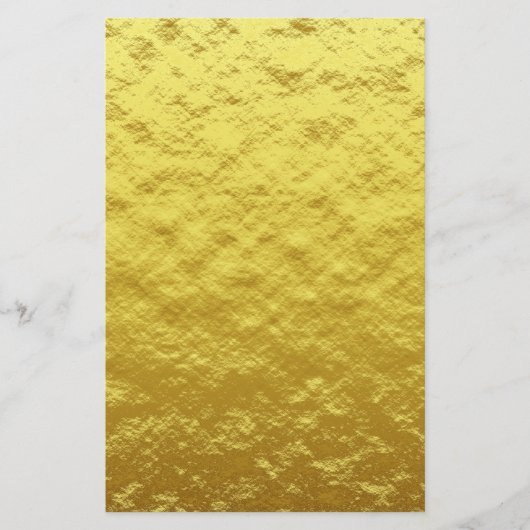 Gold Texture Pattern (Luxurous Golden Glow) Briefpapier (Voorkant)