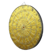 Gold Texture Pattern (Luxurous Golden Glow) Dartbord (Voorkant Rechts)