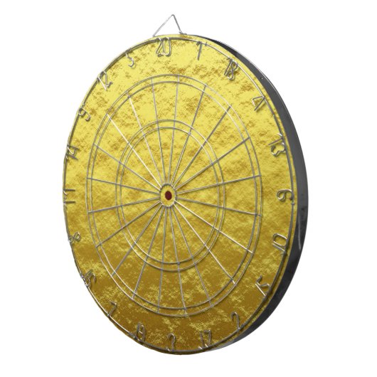 Gold Texture Pattern (Luxurous Golden Glow) Dartbord (Voorkant Rechts)