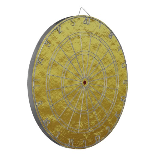 Gold Texture Pattern (Luxurous Golden Glow) Dartbord (Voorkant Links)