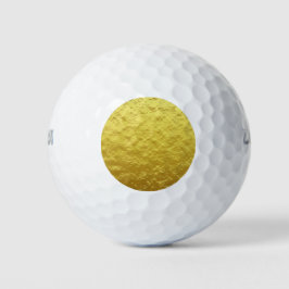 Gold Texture Pattern (Luxurous Golden Glow) Golfballen