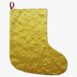 Gold Texture Pattern (Luxurous Golden Glow) Grote Kerstsok