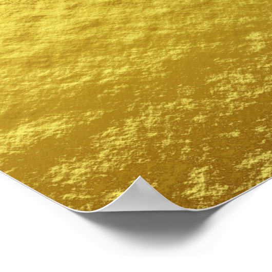 Gold Texture Pattern (Luxurous Golden Glow) Poster (Hoek)