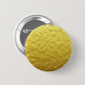 Gold Texture Pattern (Luxurous Golden Glow) Ronde Button 5,7 Cm (Voorkant /achterkant)