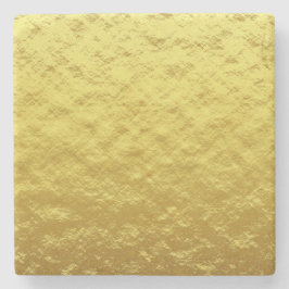 Gold Texture Pattern (Luxurous Golden Glow) Stenen Onderzetter