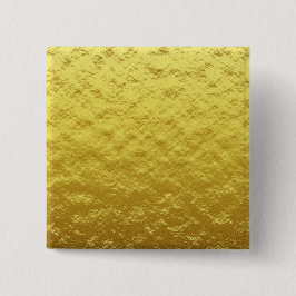Gold Texture Pattern (Luxurous Golden Glow) Vierkante Button 5,1 Cm