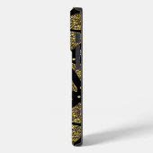 Gold Texture Triangles Modern Pattern Case-Mate iPhone Case (Achterkant / Links)
