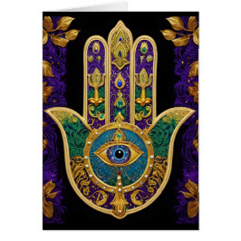  Gold Third Eye Hamsa