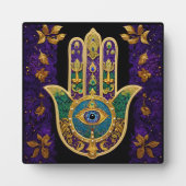 Gold Third Eye Hamsa Fotoplaat (Voorkant)