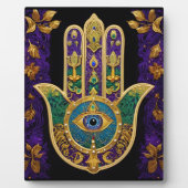  Gold Third Eye Hamsa Fotoplaat (Voorkant)