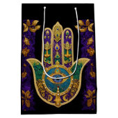 Gold Third Eye Hamsa Medium Cadeauzakje (Achterkant)