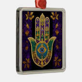  Gold Third Eye Hamsa Metalen Ornament (Rechts)