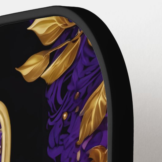  Gold Third Eye Hamsa Pickleball Paddle (Links Detail)