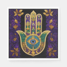 Gold Third Eye Hamsa