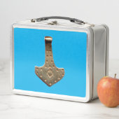 Gold Thor Hammer blue, roestvrij lunchbox (In situ)