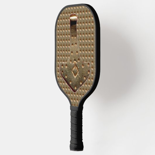 Gold Thor Hammer Gold Indent pickleball paddle (Links)