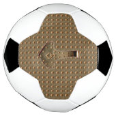 Gold Thor Hammer Gold Indent voetbal (Gedraaid)