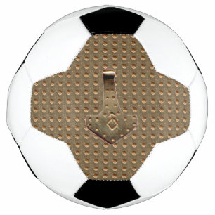 Gold Thor Hammer Gold Indent voetbal