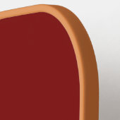 Gold Thor Hammer rode tan pickleball paddle (Links Detail)