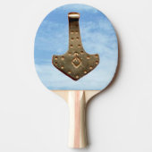 Gold Thor Hammer sky ping pong paddle Tafeltennisbatje (Voorkant)