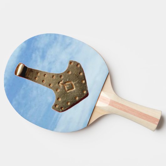Gold Thor Hammer sky ping pong paddle Tafeltennisbatje (Zijkant)