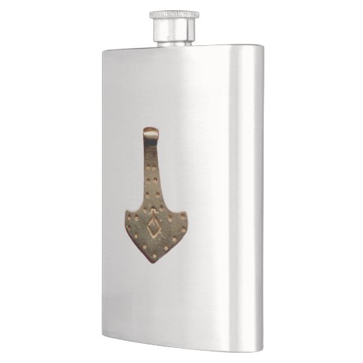 Gold Thor Hammer stainless steel flask Flacon (Links)